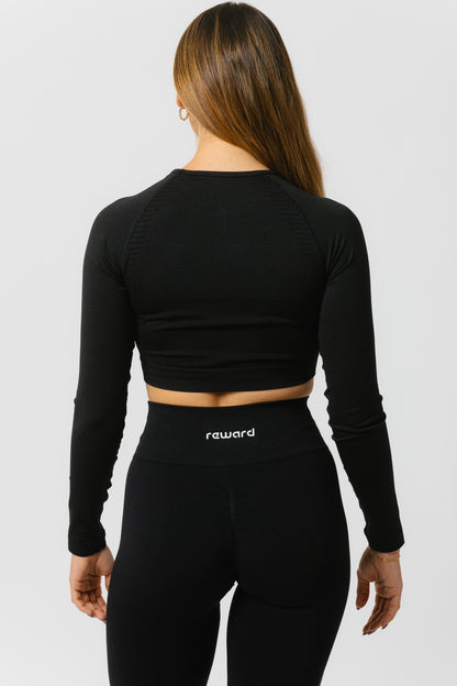 Crop Top Manga Comprida Luna Rise